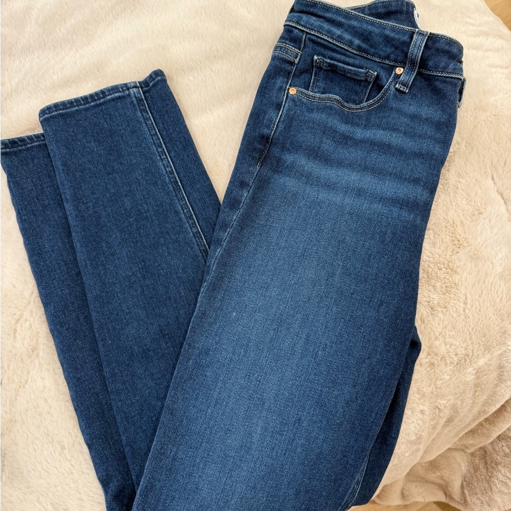 PAIGE Dark Blue Skinny Jeans